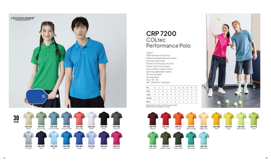 Crossrunner COLtec Performance Polo (CRP7200)