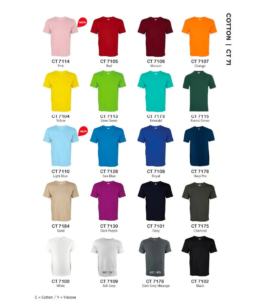 Superb Cotton T-Shirt 200gsm (CT71)