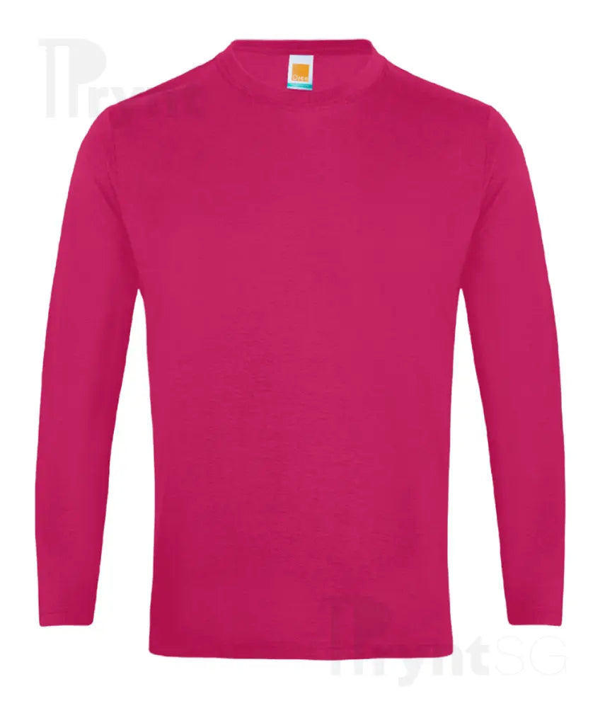 Basic Cotton Long Sleeve T-Shirt 160gsm (CT54)