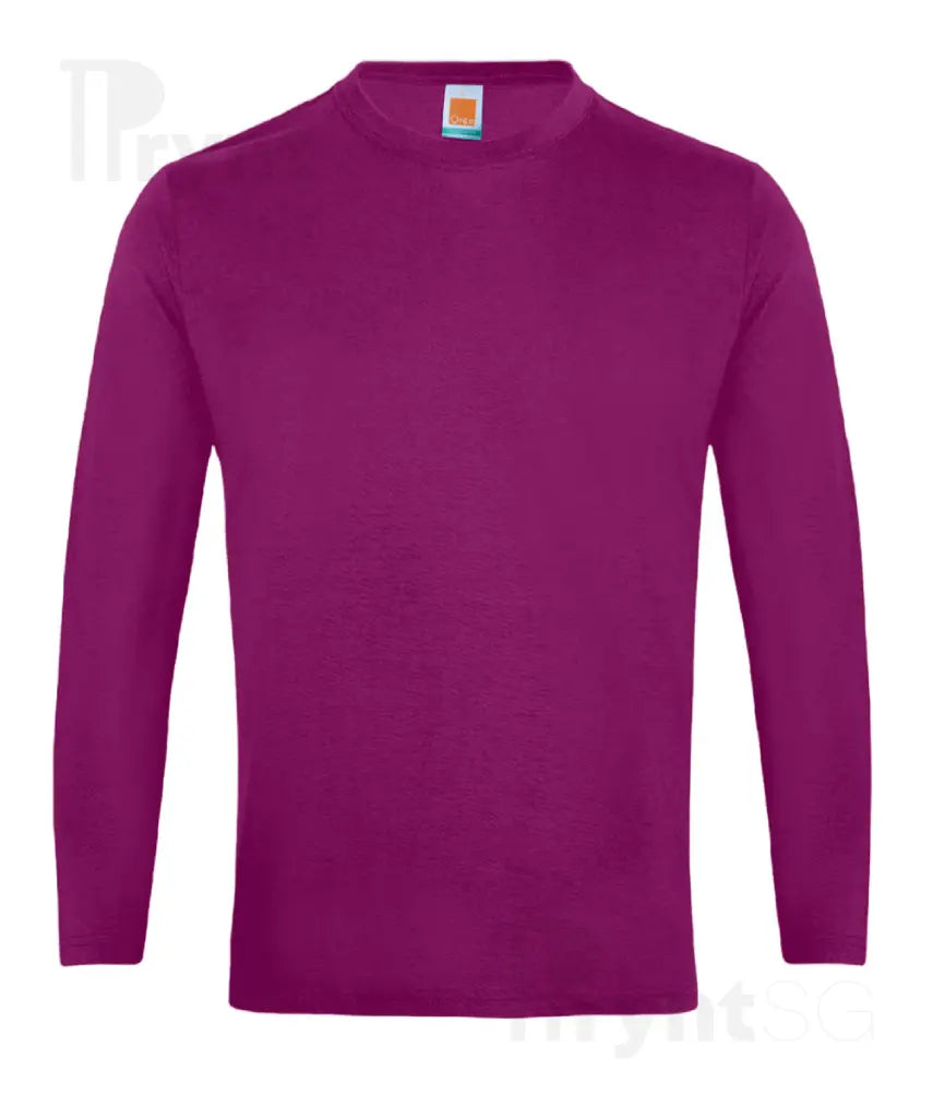 Basic Cotton Long Sleeve T-Shirt 160gsm (CT54)