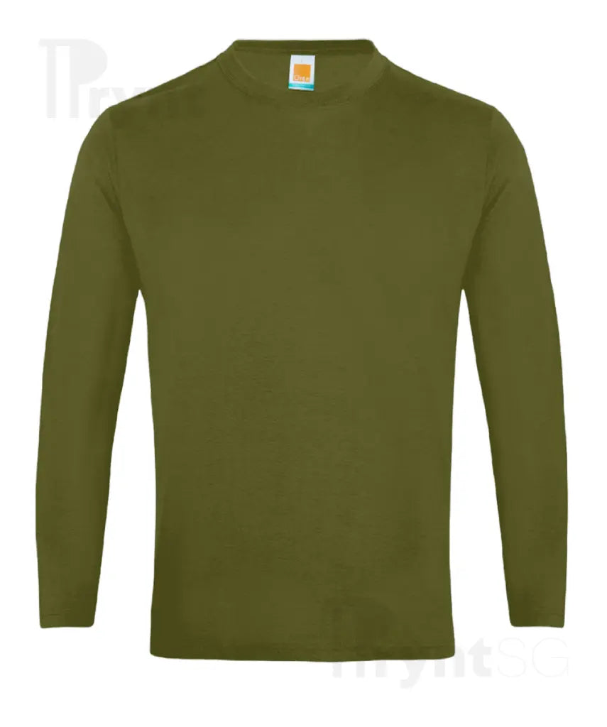 Basic Cotton Long Sleeve T-Shirt 160gsm (CT54)