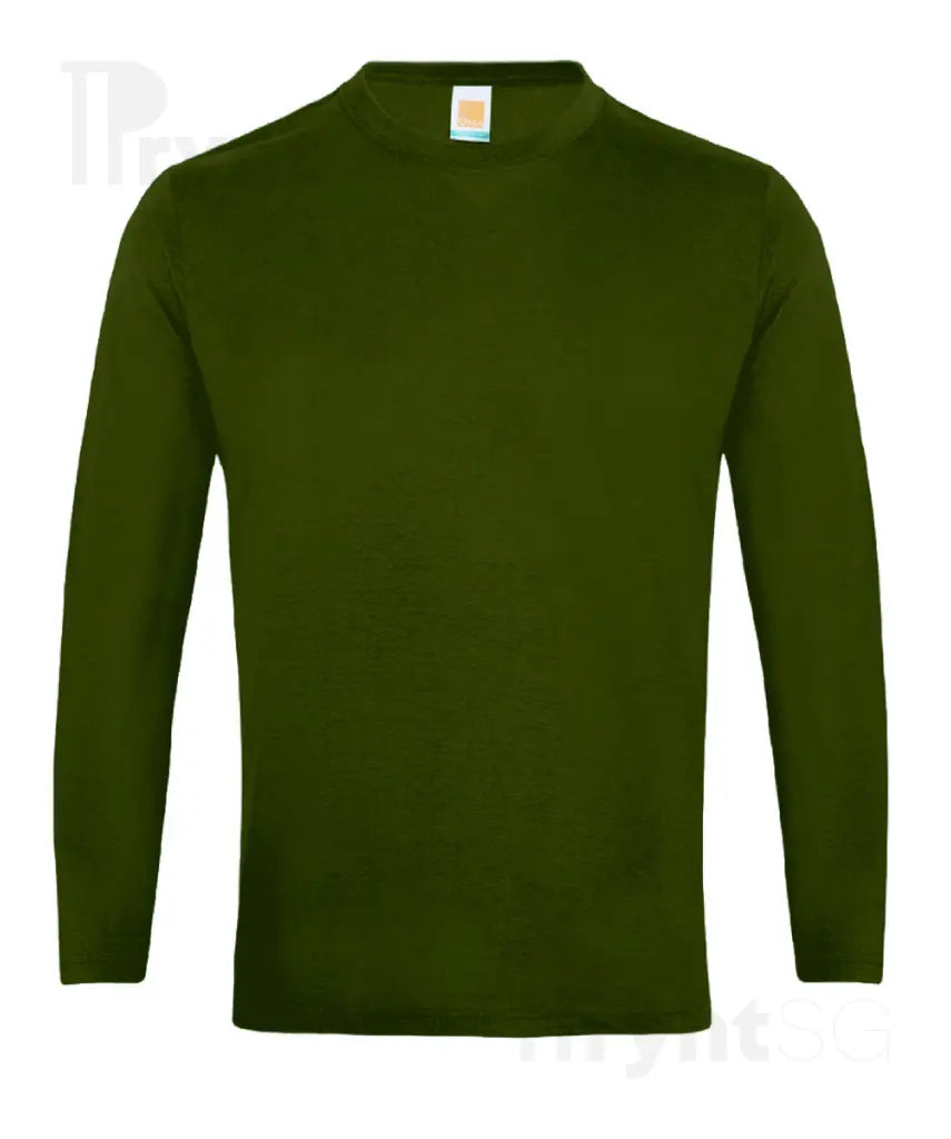 Basic Cotton Long Sleeve T-Shirt 160gsm (CT54)