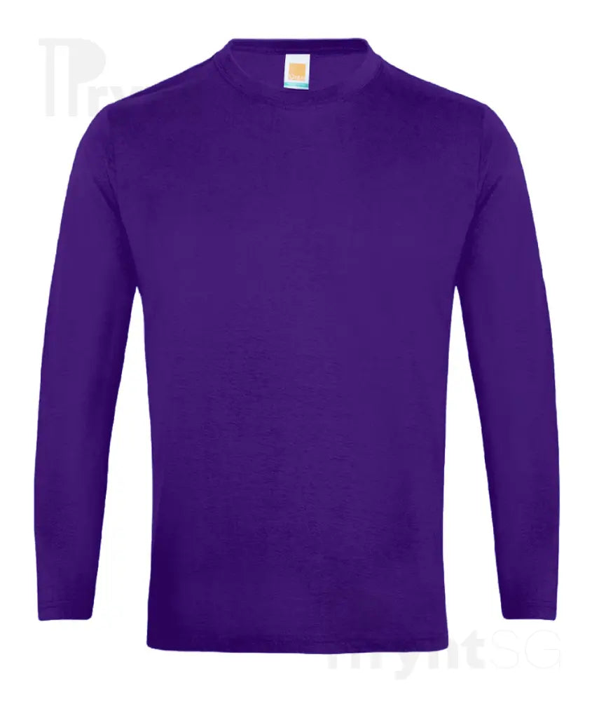 Basic Cotton Long Sleeve T-Shirt 160gsm (CT54)