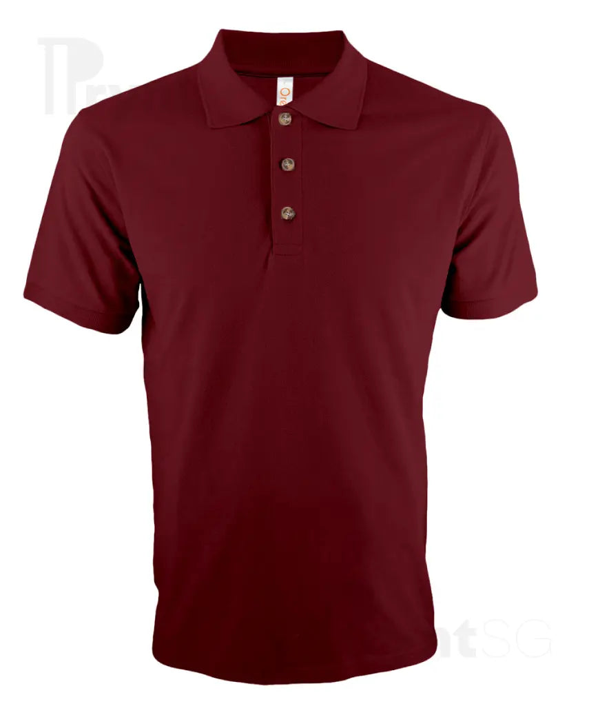 Basic Honeycomb Cotton Polo T-Shirt 220-230gsm (HC01)