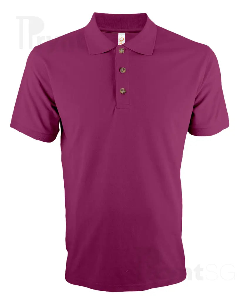Basic Honeycomb Cotton Polo T-Shirt 220-230gsm (HC01)