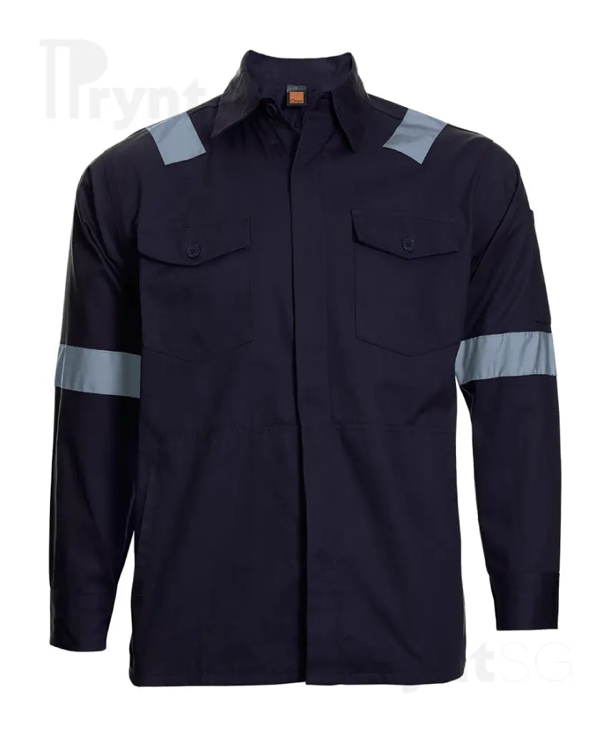 Work Jacket with Reflective Tape 200gsm (JK02)