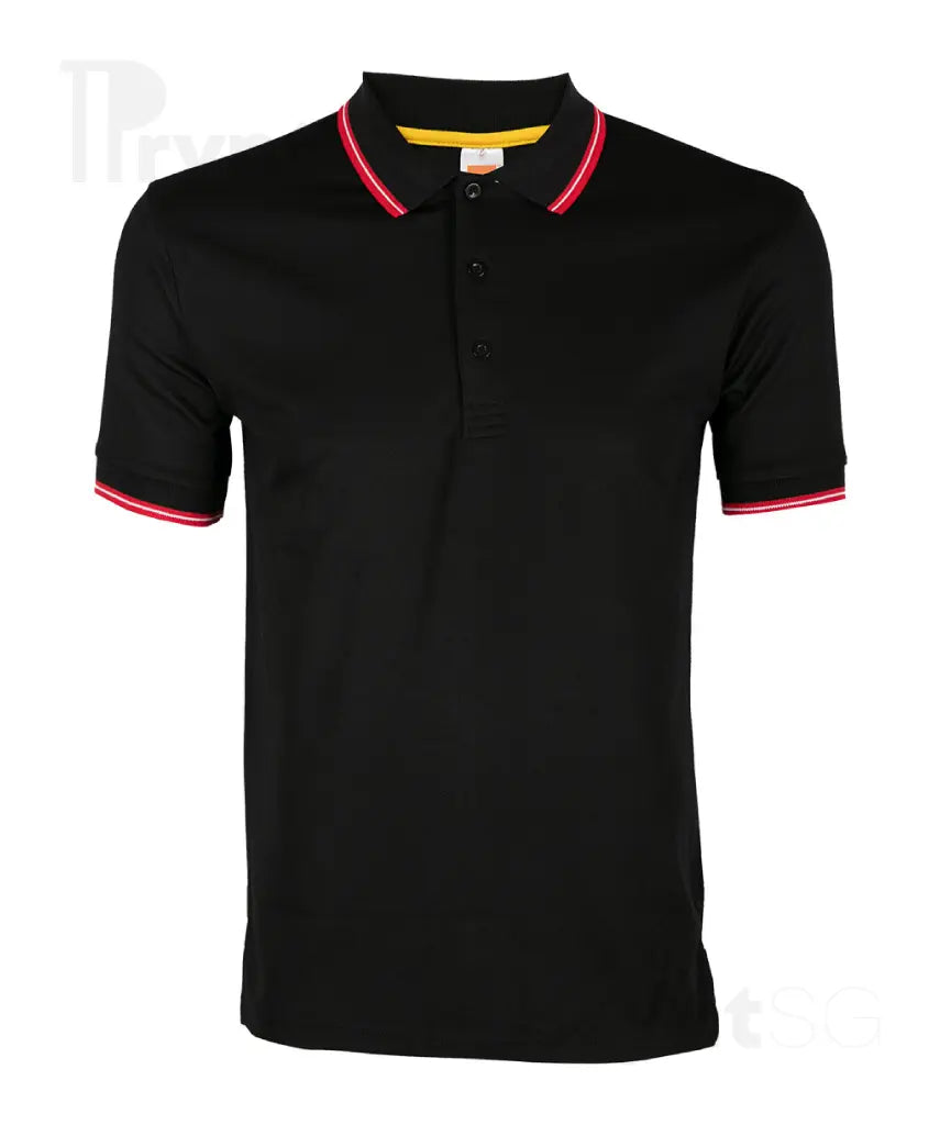 Dri-Fit CVC Tipped Collar & Cuff Polo T-Shirt 200gsm (QD53)