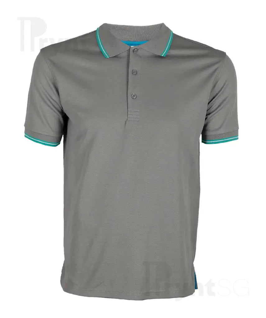 Dri-Fit CVC Tipped Collar & Cuff Polo T-Shirt 200gsm (QD53)