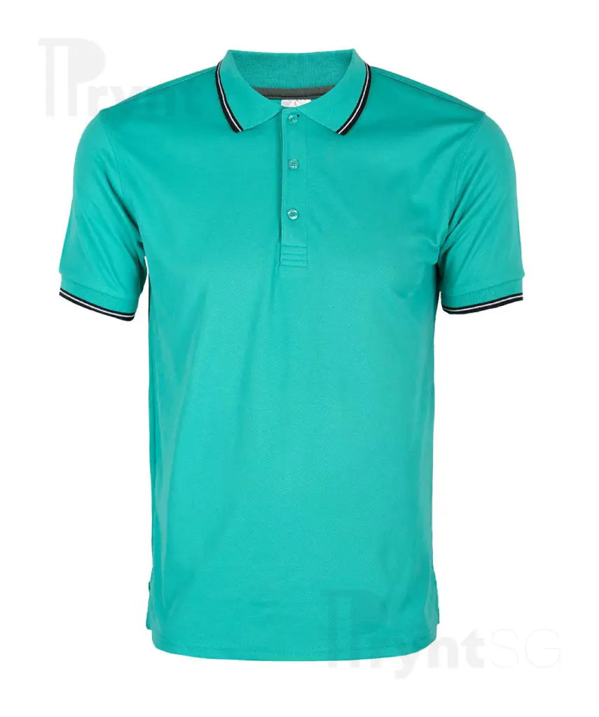 Dri-Fit CVC Tipped Collar & Cuff Polo T-Shirt 200gsm (QD53)