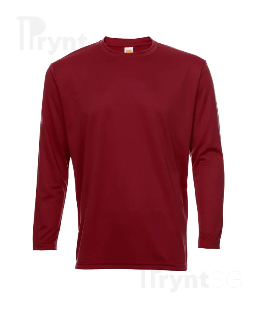 Basic Dri-Fit Microfibre Long Sleeve T-Shirt 160gsm (QD54)