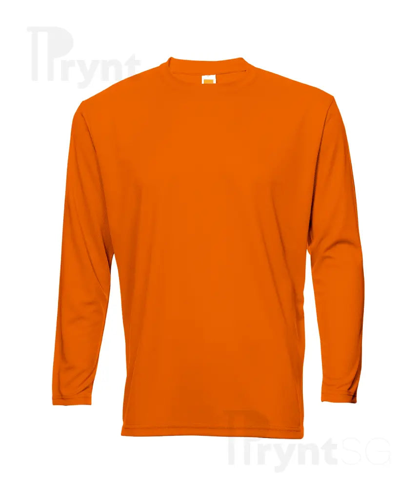 Basic Dri-Fit Microfibre Long Sleeve T-Shirt 160gsm (QD54)
