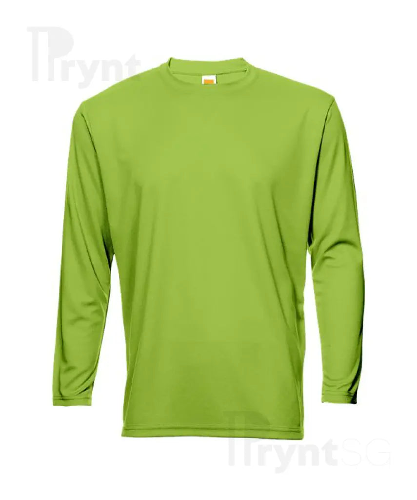 Basic Dri-Fit Microfibre Long Sleeve T-Shirt 160gsm (QD54)