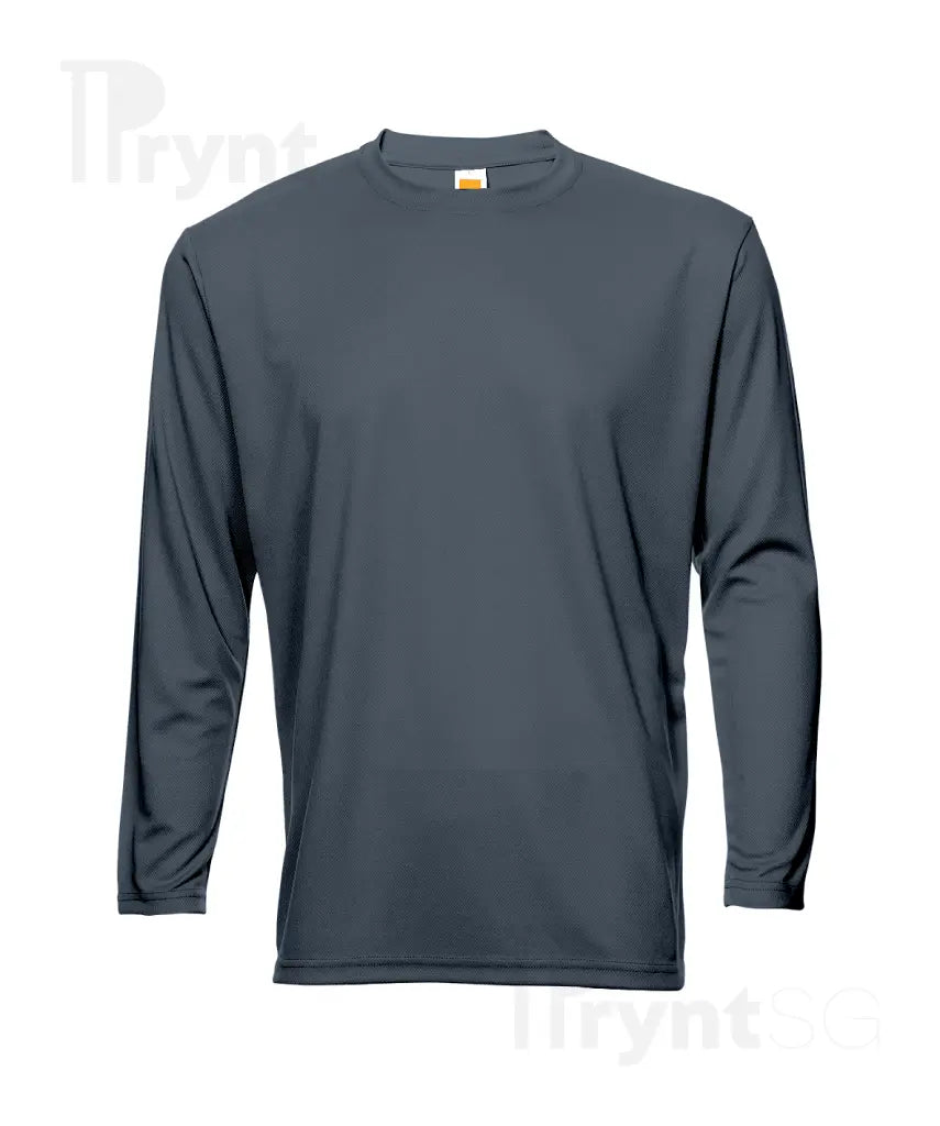 Basic Dri-Fit Microfibre Long Sleeve T-Shirt 160gsm (QD54)
