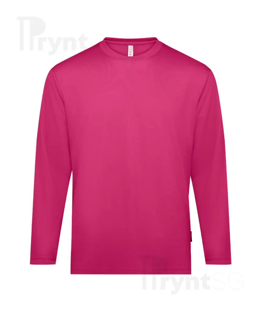 Basic Dri-Fit Microfibre Long Sleeve T-Shirt 160gsm (QD54)