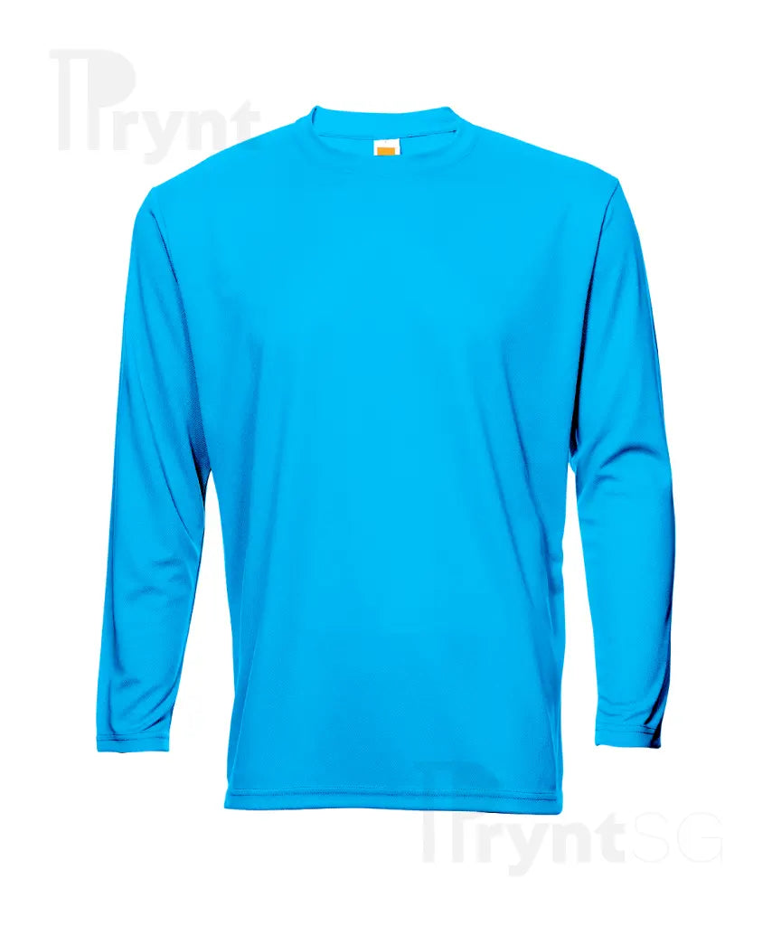 Basic Dri-Fit Microfibre Long Sleeve T-Shirt 160gsm (QD54)