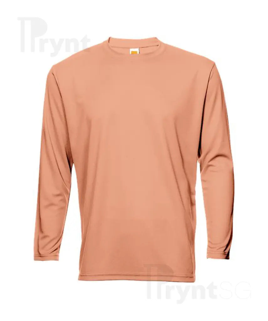 Basic Dri-Fit Microfibre Long Sleeve T-Shirt 160gsm (QD54)