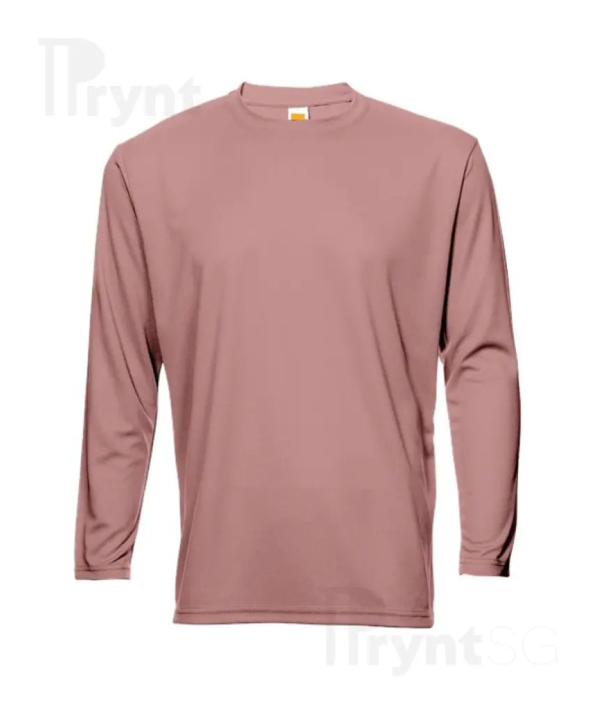 Basic Dri-Fit Microfibre Long Sleeve T-Shirt 160gsm (QD54)