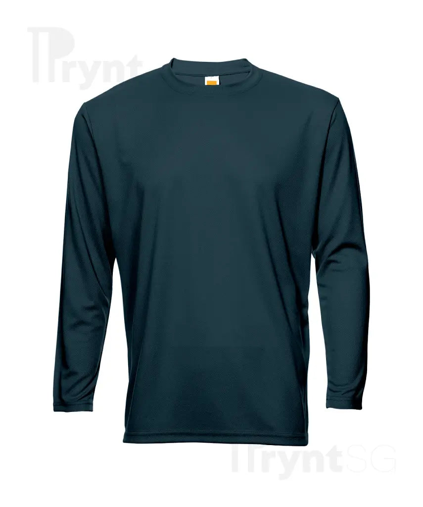 Basic Dri-Fit Microfibre Long Sleeve T-Shirt 160gsm (QD54)