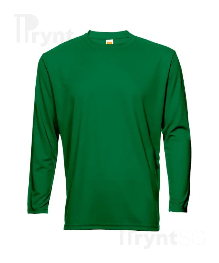 Basic Dri-Fit Microfibre Long Sleeve T-Shirt 160gsm (QD54)