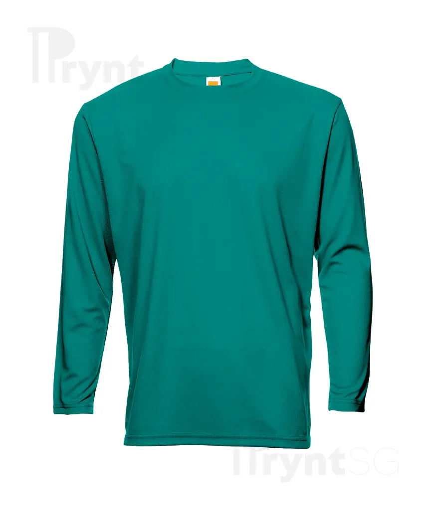 Basic Dri-Fit Microfibre Long Sleeve T-Shirt 160gsm (QD54)