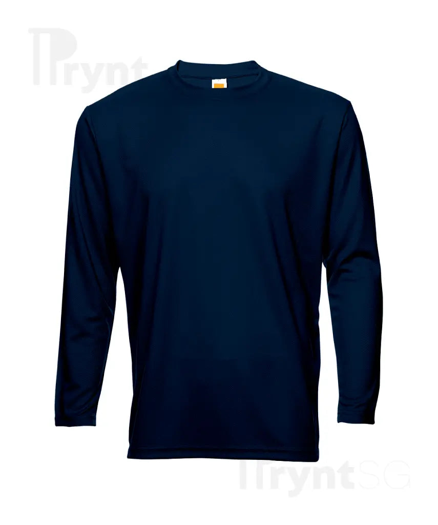 Basic Dri-Fit Microfibre Long Sleeve T-Shirt 160gsm (QD54)