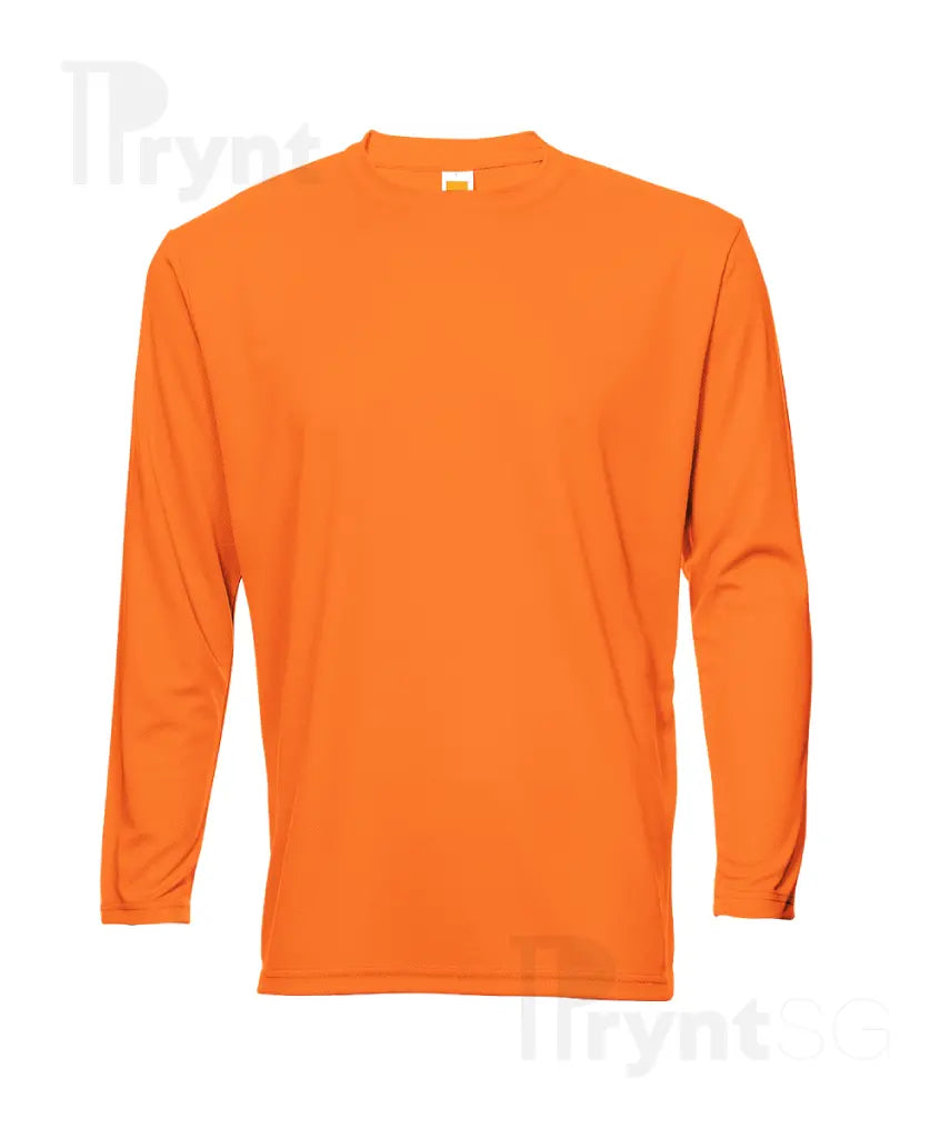 Basic Dri-Fit Microfibre Long Sleeve T-Shirt 160gsm (QD54)