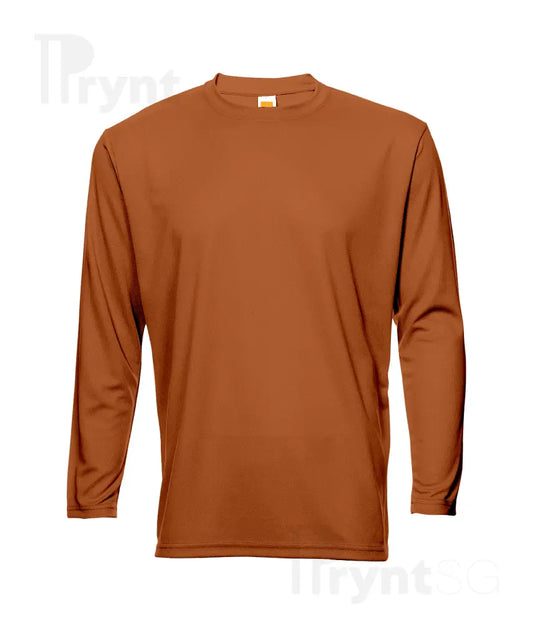 Basic Dri-Fit Microfibre Long Sleeve T-Shirt 160gsm (QD54)