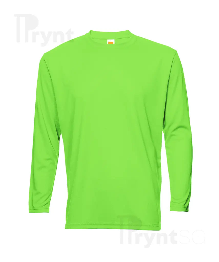Basic Dri-Fit Microfibre Long Sleeve T-Shirt 160gsm (QD54)