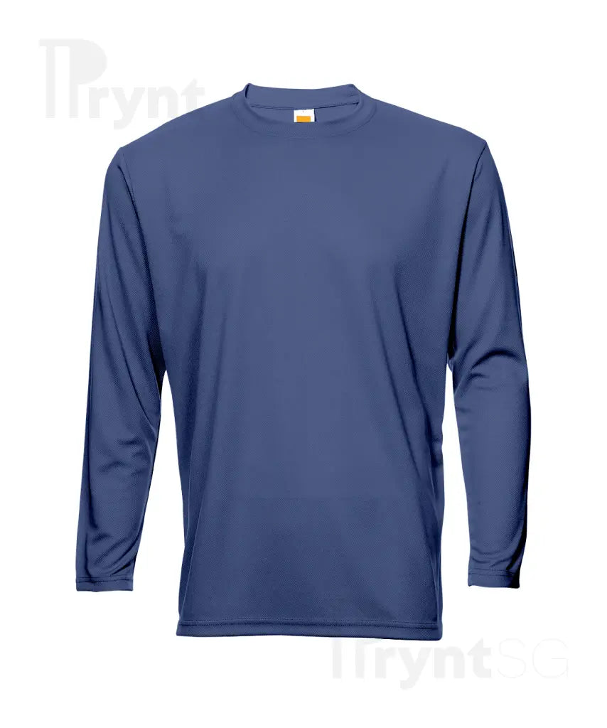 Basic Dri-Fit Microfibre Long Sleeve T-Shirt 160gsm (QD54)
