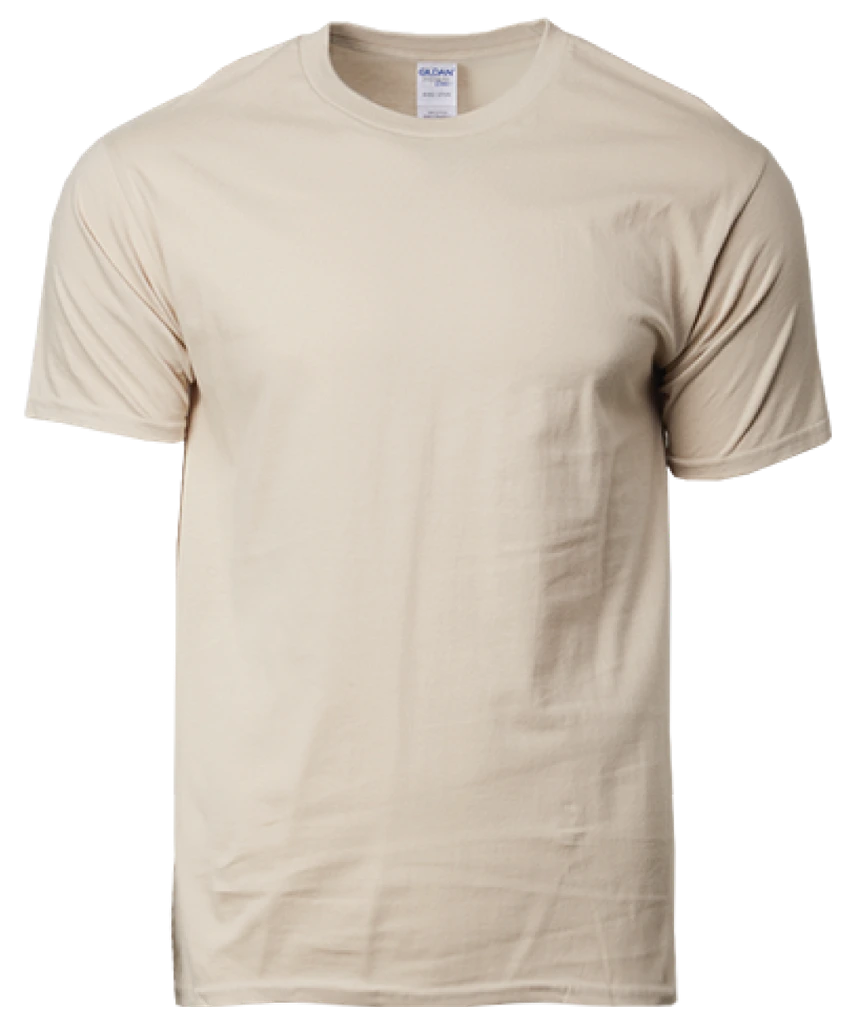 Gildan Premium Sand Light Brown Nude 76000 100% Cotton Imported Plain Tshirt  High Quality Organic Colored Shirt Comfortable Soft Unisex MRL Prints